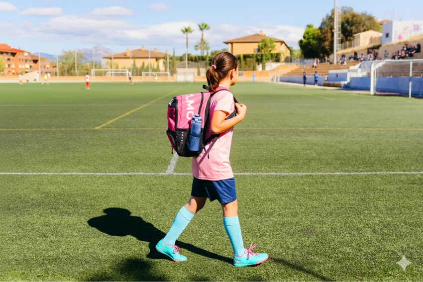 Mochila de fútbol para niñas